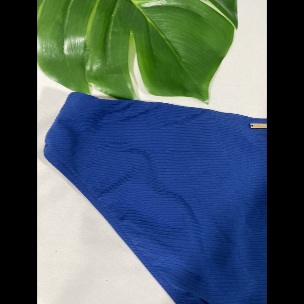 NEW Sea‎ Level Riviera Rib Mid Bikini Bottoms in Ocean Blue [SZ 10 US ] - Picture 9 of 12
